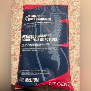 Fit Geno Back Brace and Posture Corrector - Medium-New